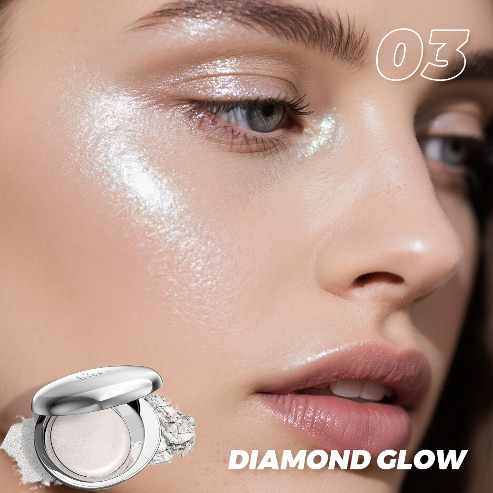Highlighter champagne Diamond Glow effet éclat